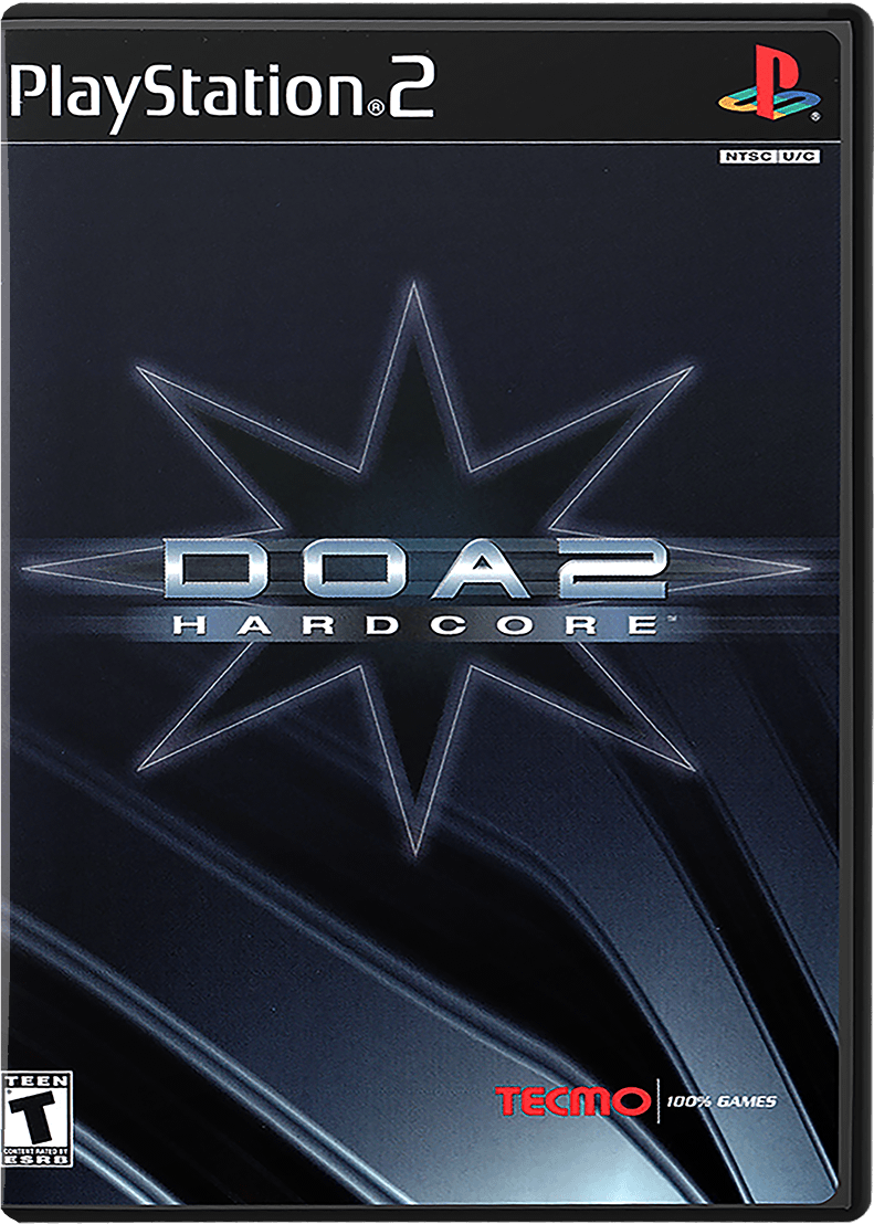 DOA2: Hardcore box art for Playstation 2